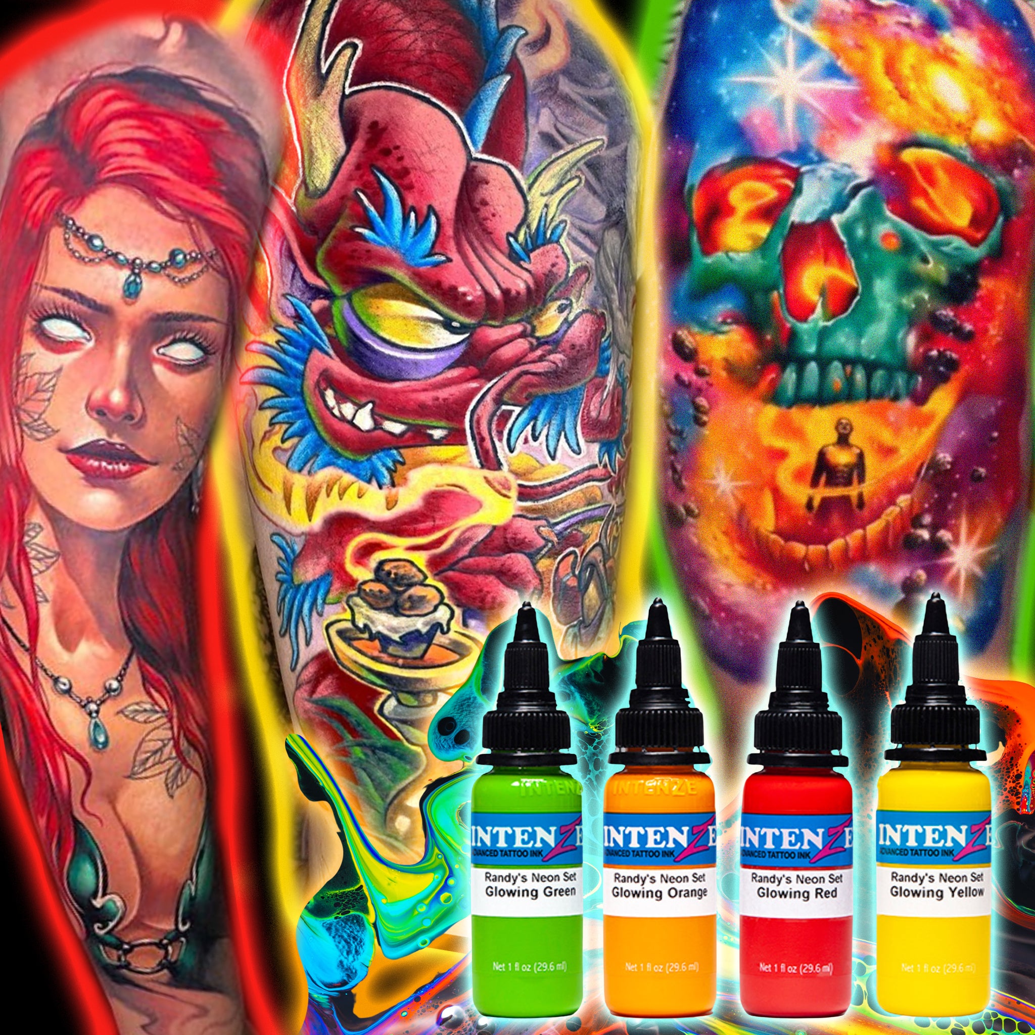 Lime Green Tattoo Inks Online  Cleanest Safest  Vibrant Tattoo Inks