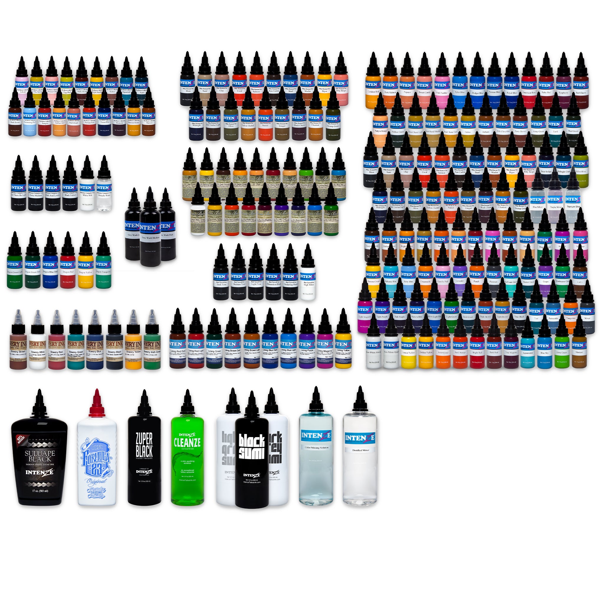 INTENZE TATTOO INK--54 Color Set Tattoo Ink