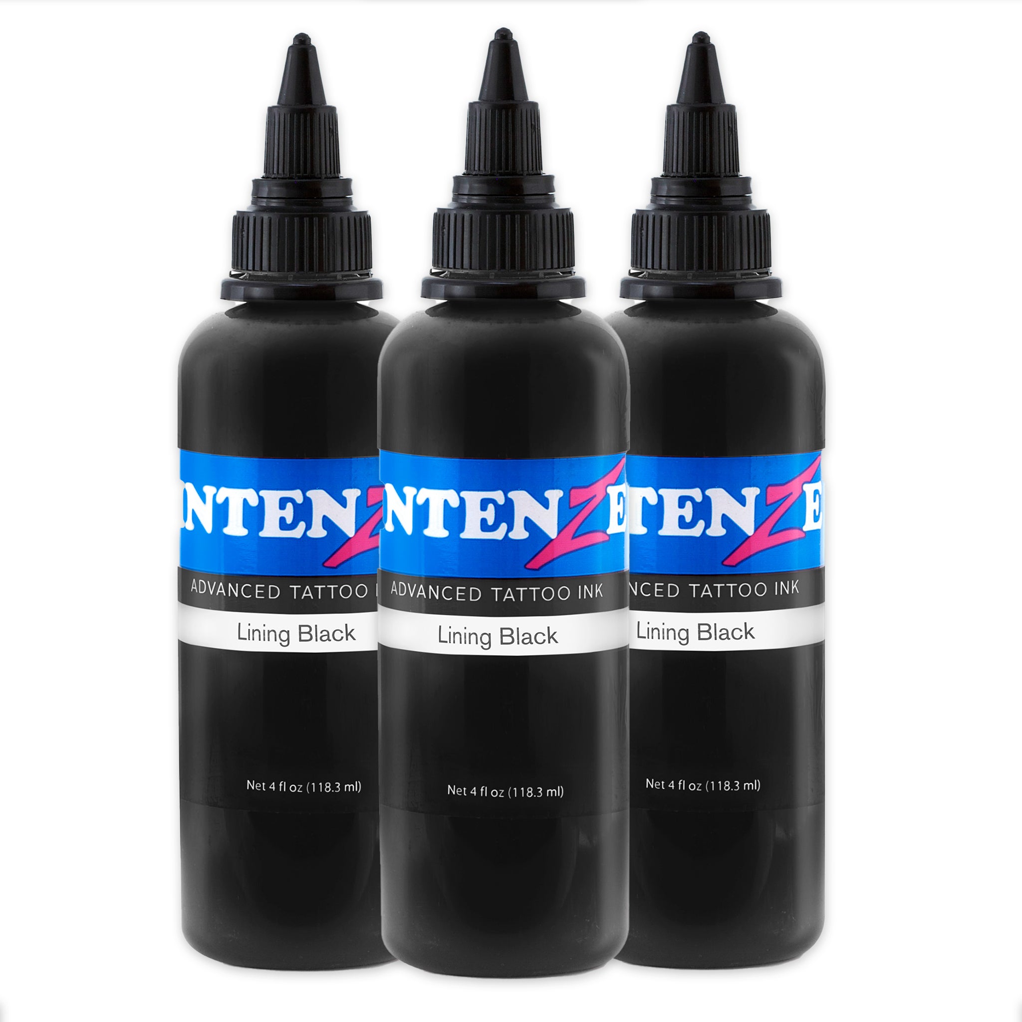 Intenze Lining Black Tattoo Ink Kit (4 oz)