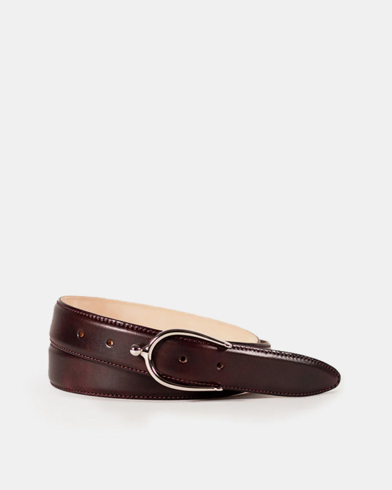 Dark Brown Ring Belt