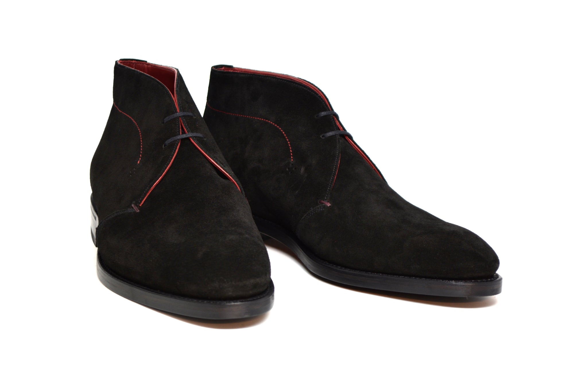 black suede chukka