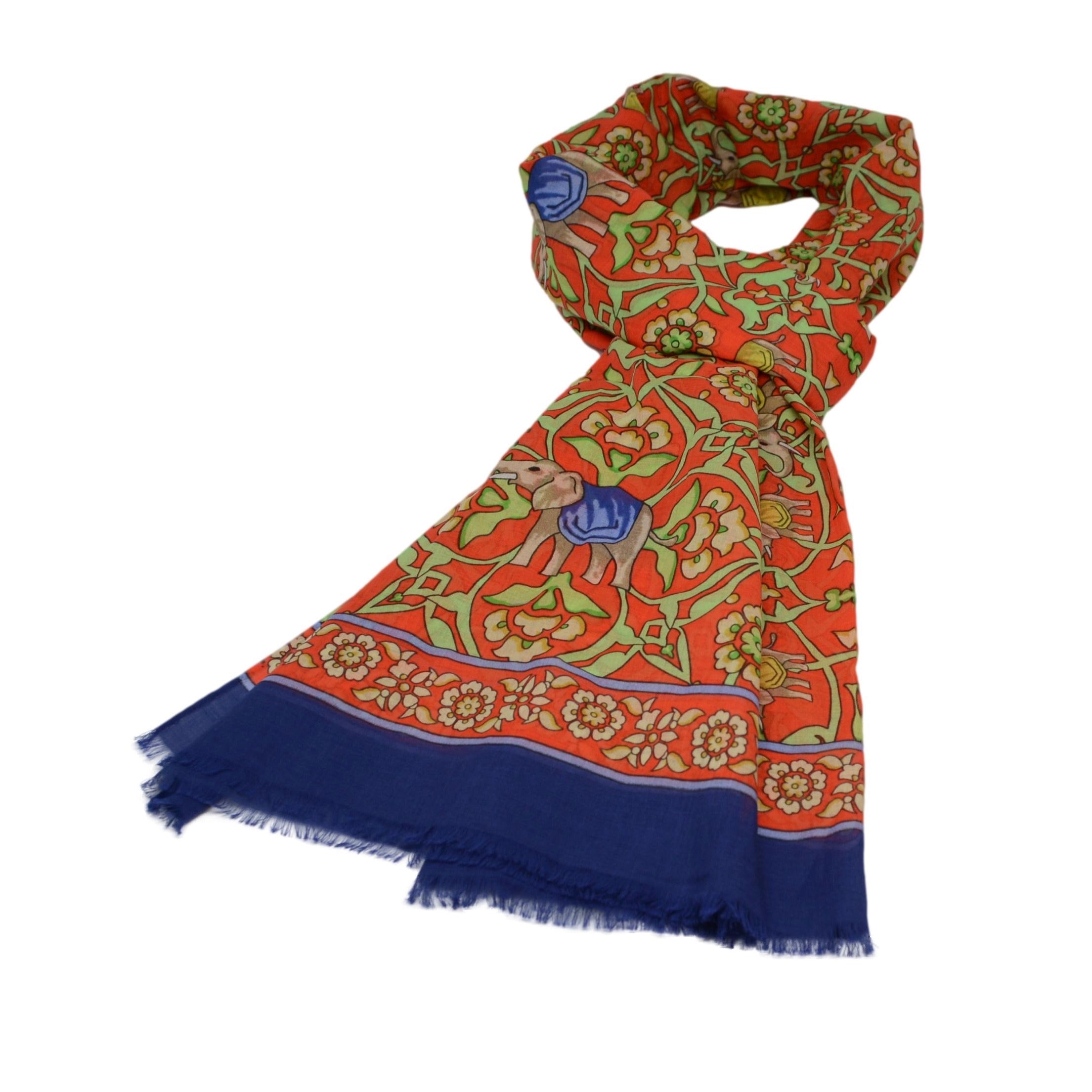 CALABRESE 1924 - SCARF - RED ELEPHANT