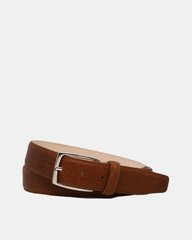 Spiff: Coffee Brown Suede Belt