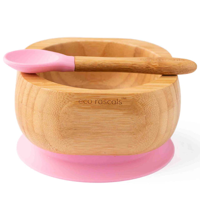 Silicone spoon set, long - Sebra Eat - Blossom pink