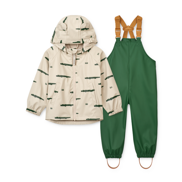 Liewood Dakota Kids Rainwear Set - Mustard | Scandiborn