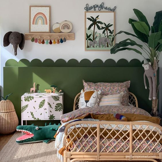 Safari Themed Kids Room 