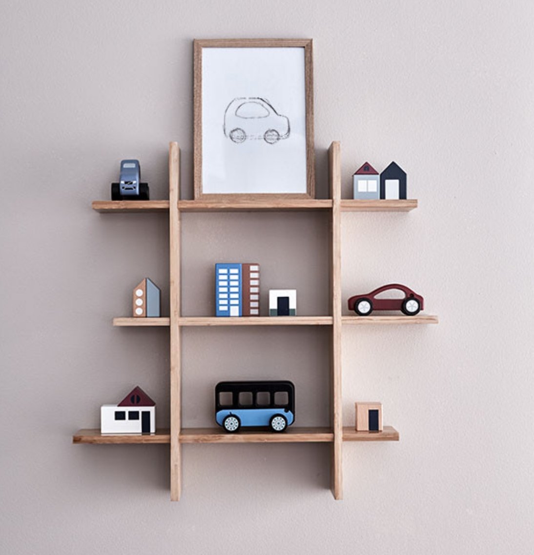 Kids Concept Bamboo Wall Shelf Kids Concept