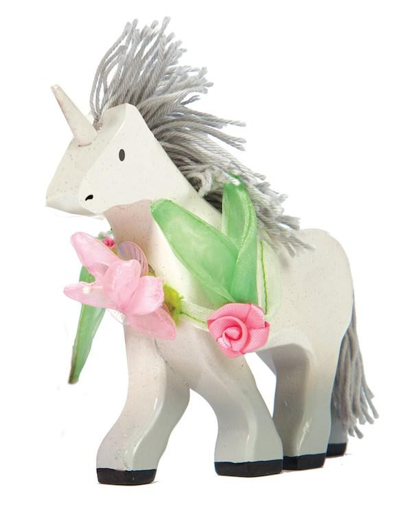 wooden unicorn toy