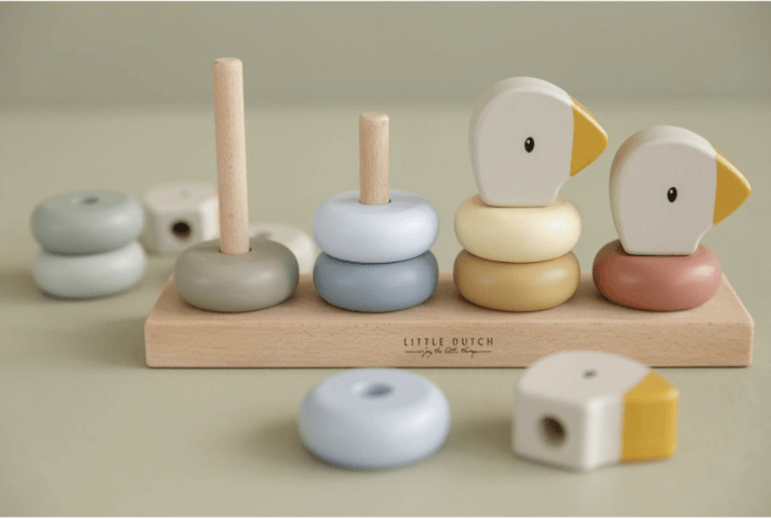 Little Dutch Stacker Family Little Goose | Wooden Toys – Scandiborn