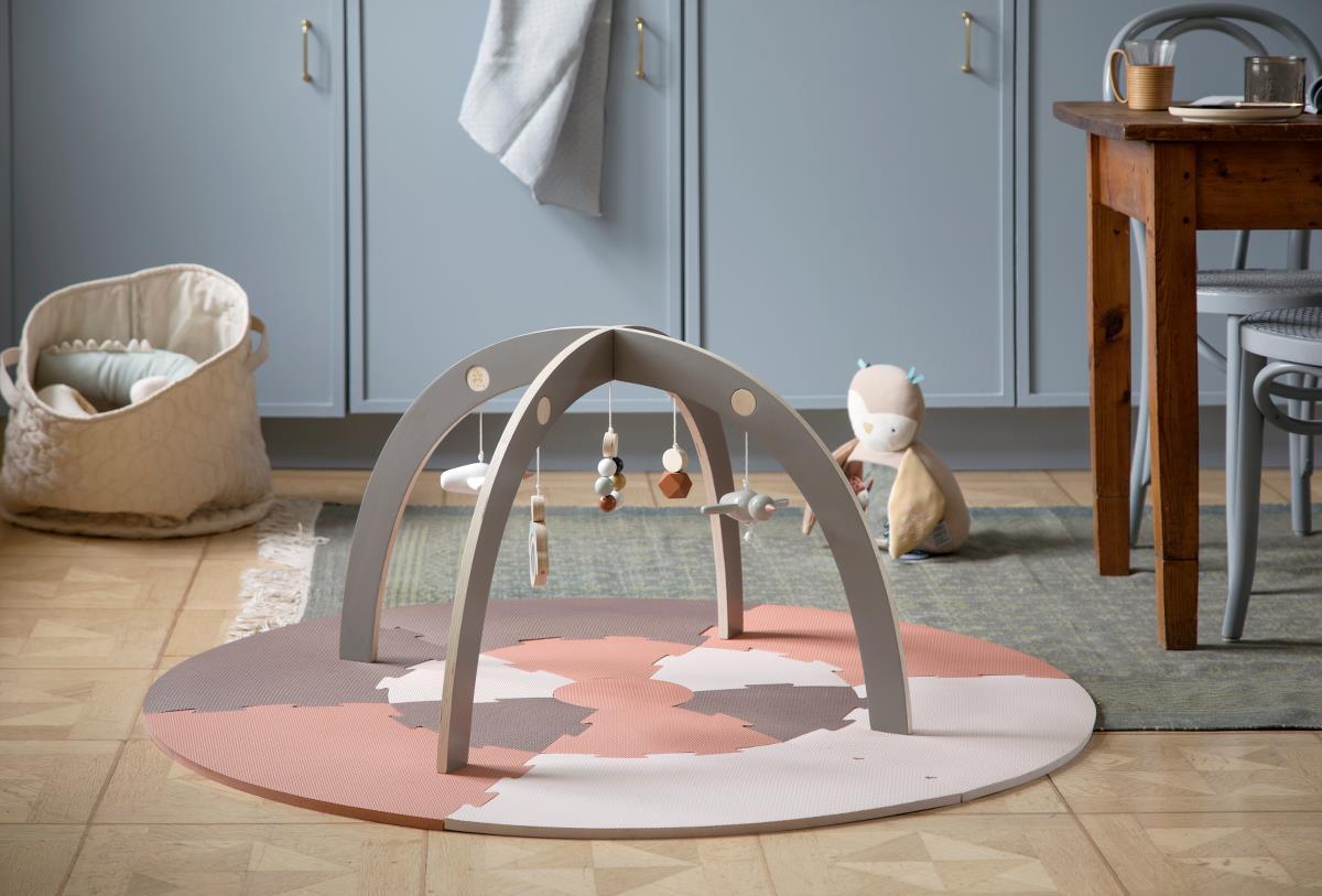 Sebra Baby Gym In Jetty Grey Scandiborn