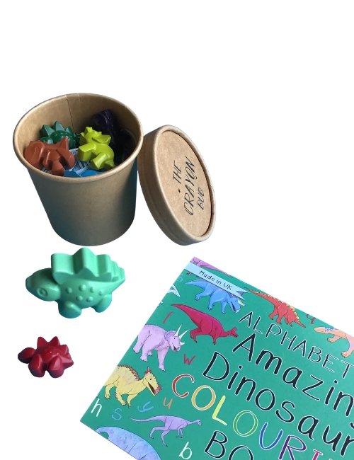 Download The Crayon Bug Dinosaurs Colouring Book Set