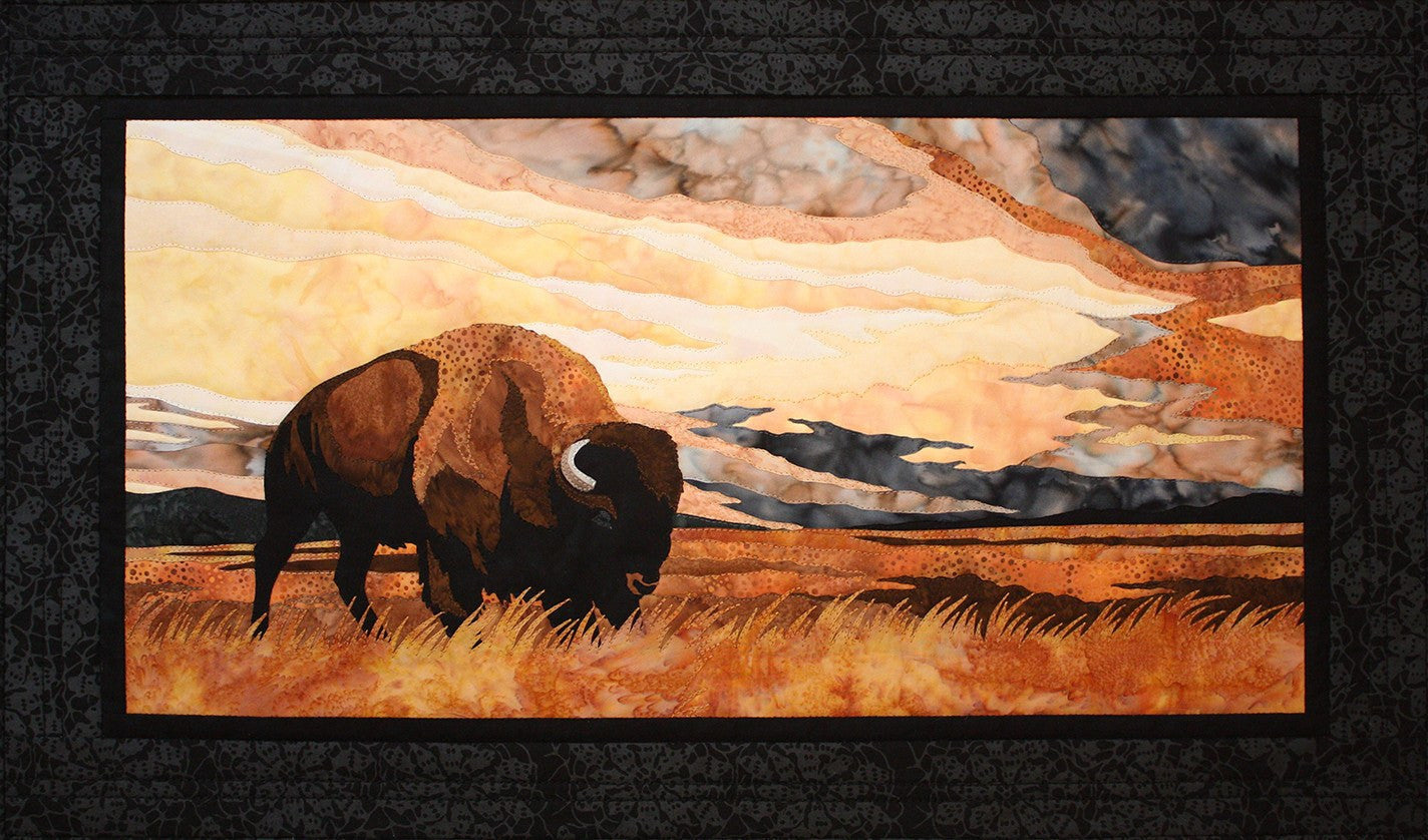 Toni Whitney Design Into the Storm Bison Landscape Applique Quilt Pattern