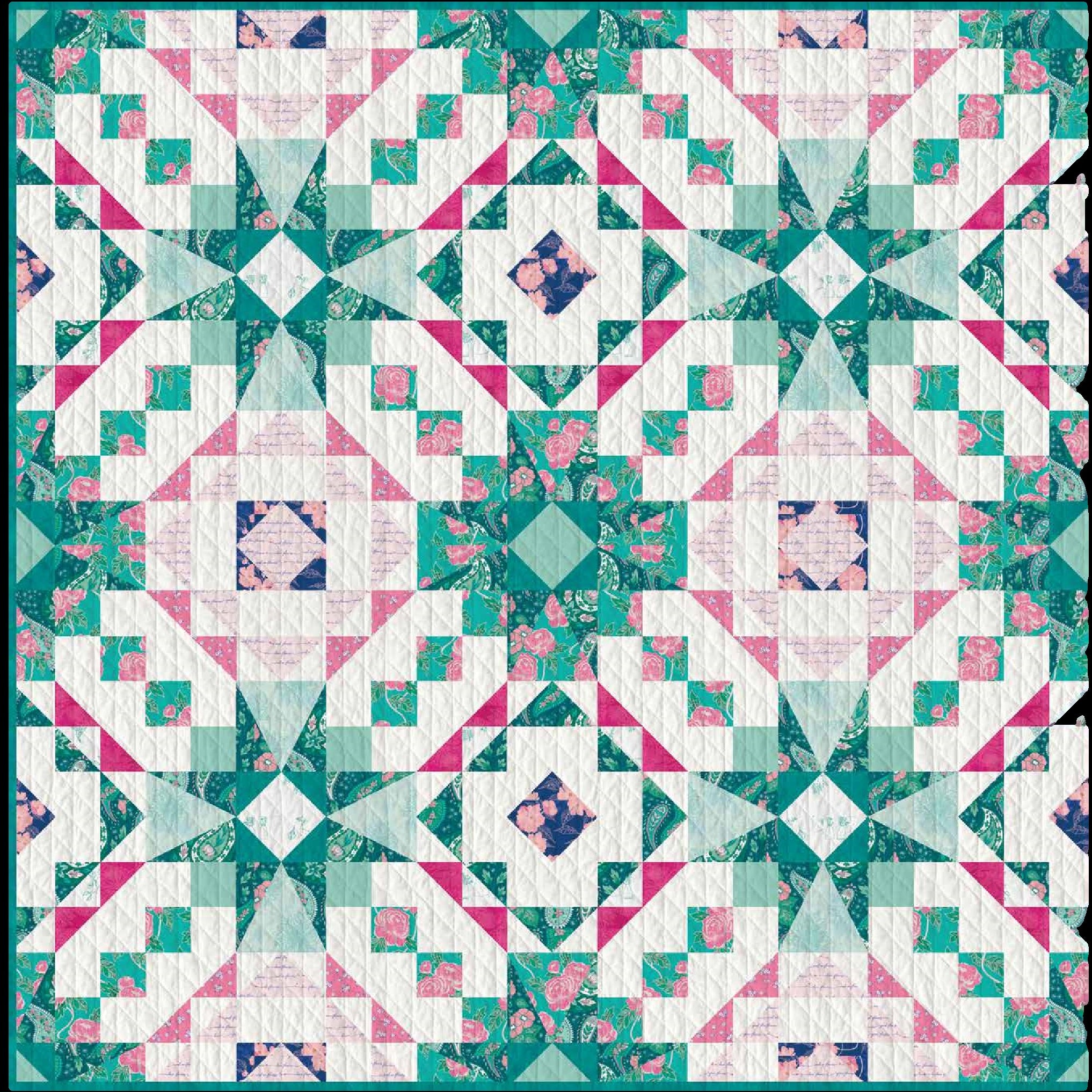 Clear Reflections For Art Gallery Fabrics Free Pattern Download   AGFClearReflectionsQuilt 1024x1024@2x 