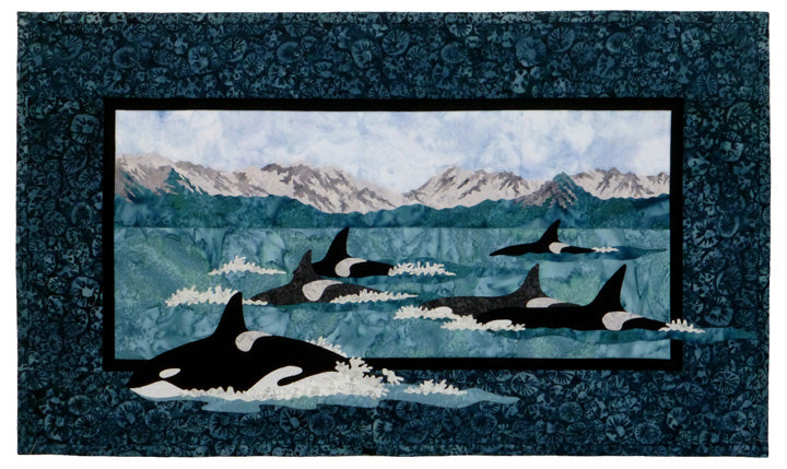 Easy Baby Quilt Kit Orca