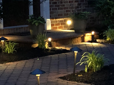 front step landscape lighting