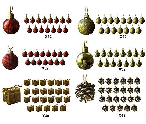 mini christmas ball ornaments