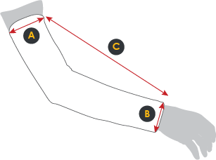 Size Guide - Cycling Arm Warmers & Arm Screens - Bike