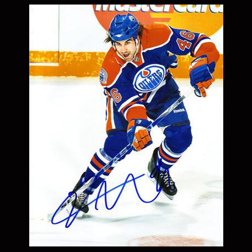 Zach Stortini Edmonton Oilers Autographed Wings 8x10 Photo
