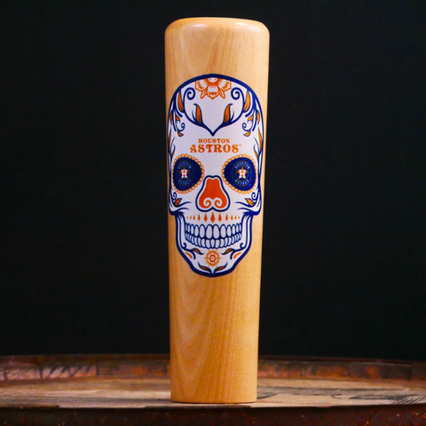 Houston Baseball Sugar Skull