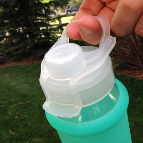 Glass Water Bottle with super thick silicone sleeve; straw or flip