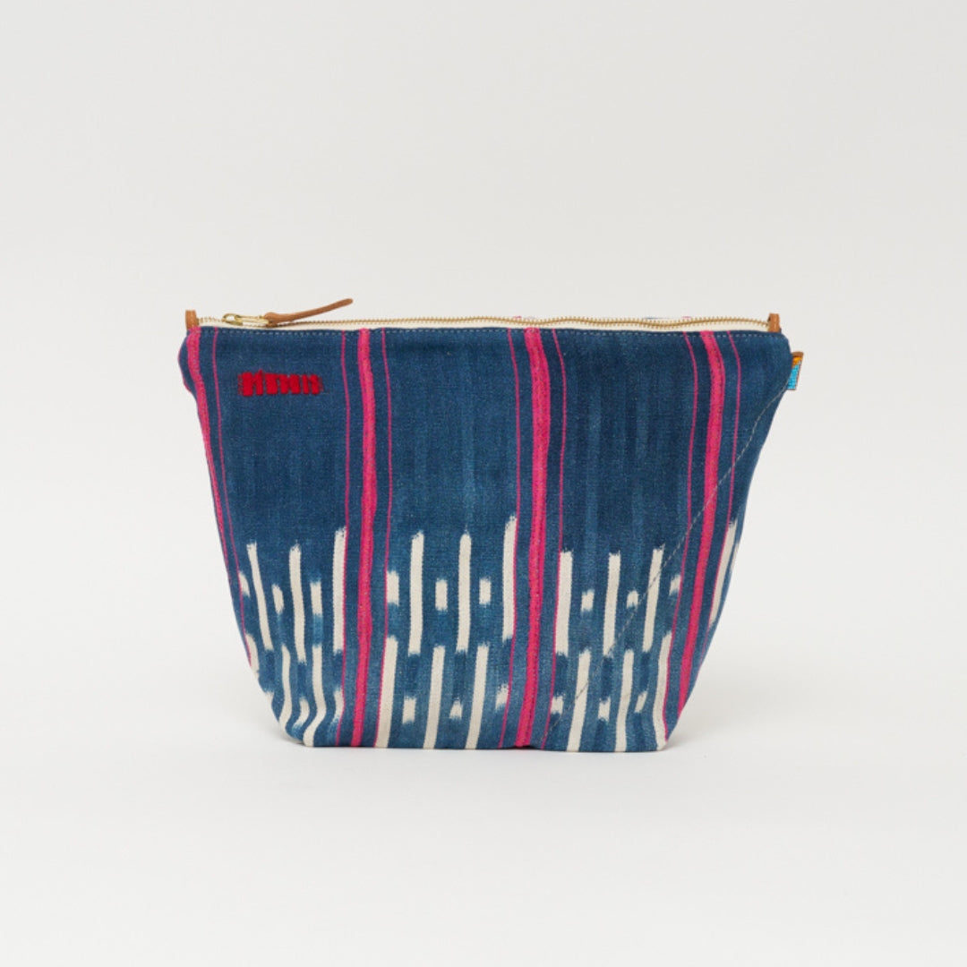 Image of Jumbo Convertible Pouch - African Baule Cloth #06