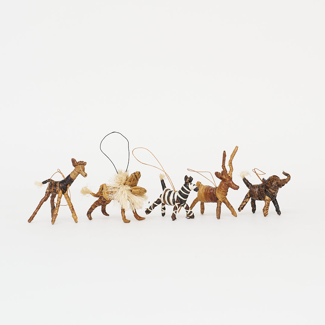 Image of Safari Animal Ornament Set