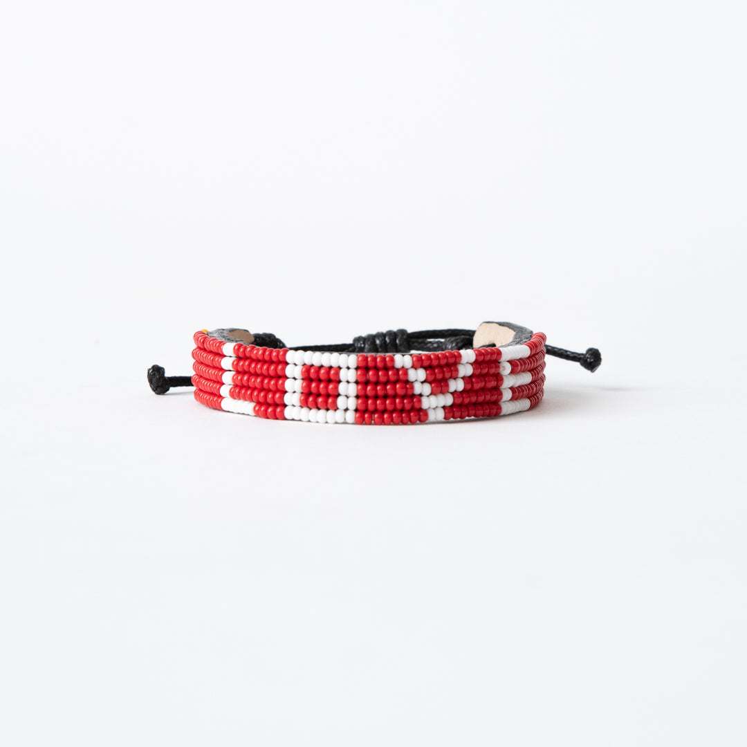 Image of LOVE Bracelet - Red/White
