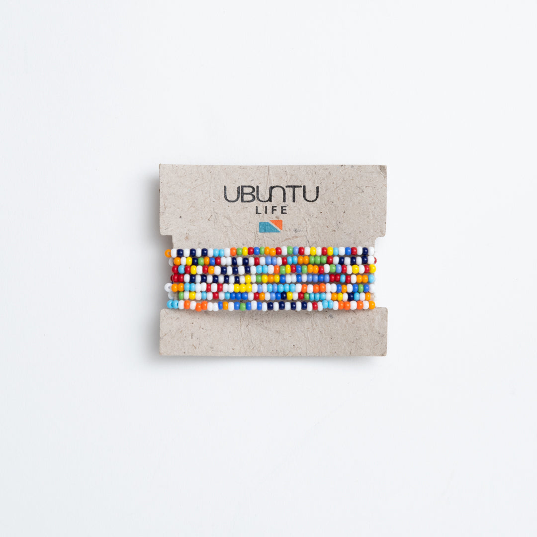 Image of Elastic Bracelet Pack - Rainbow Multi