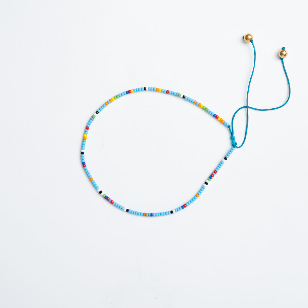 Image of Choker - Multi Turquoise