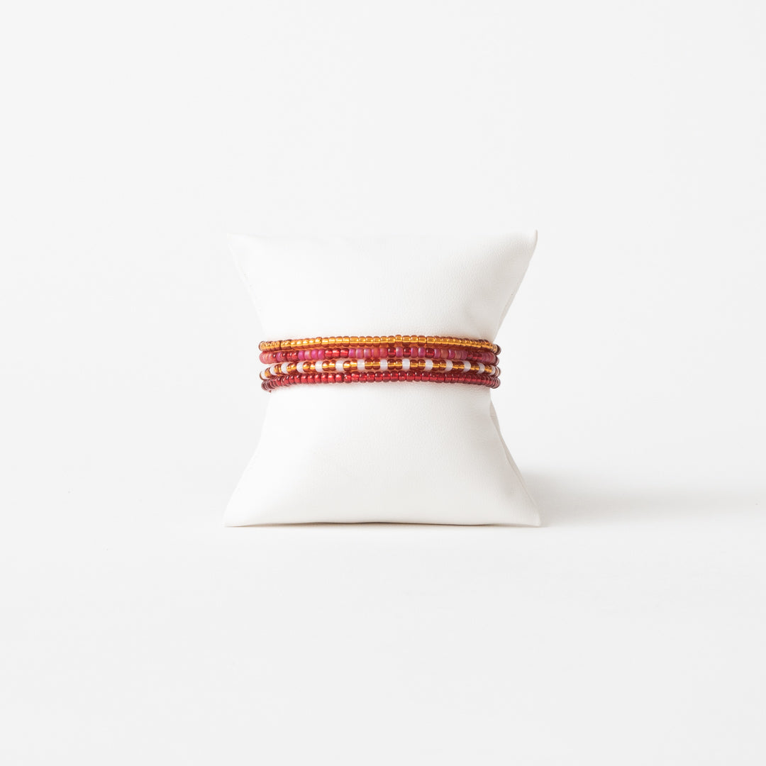 Image of FINAL SALE: Bracelet Pack - Crimson