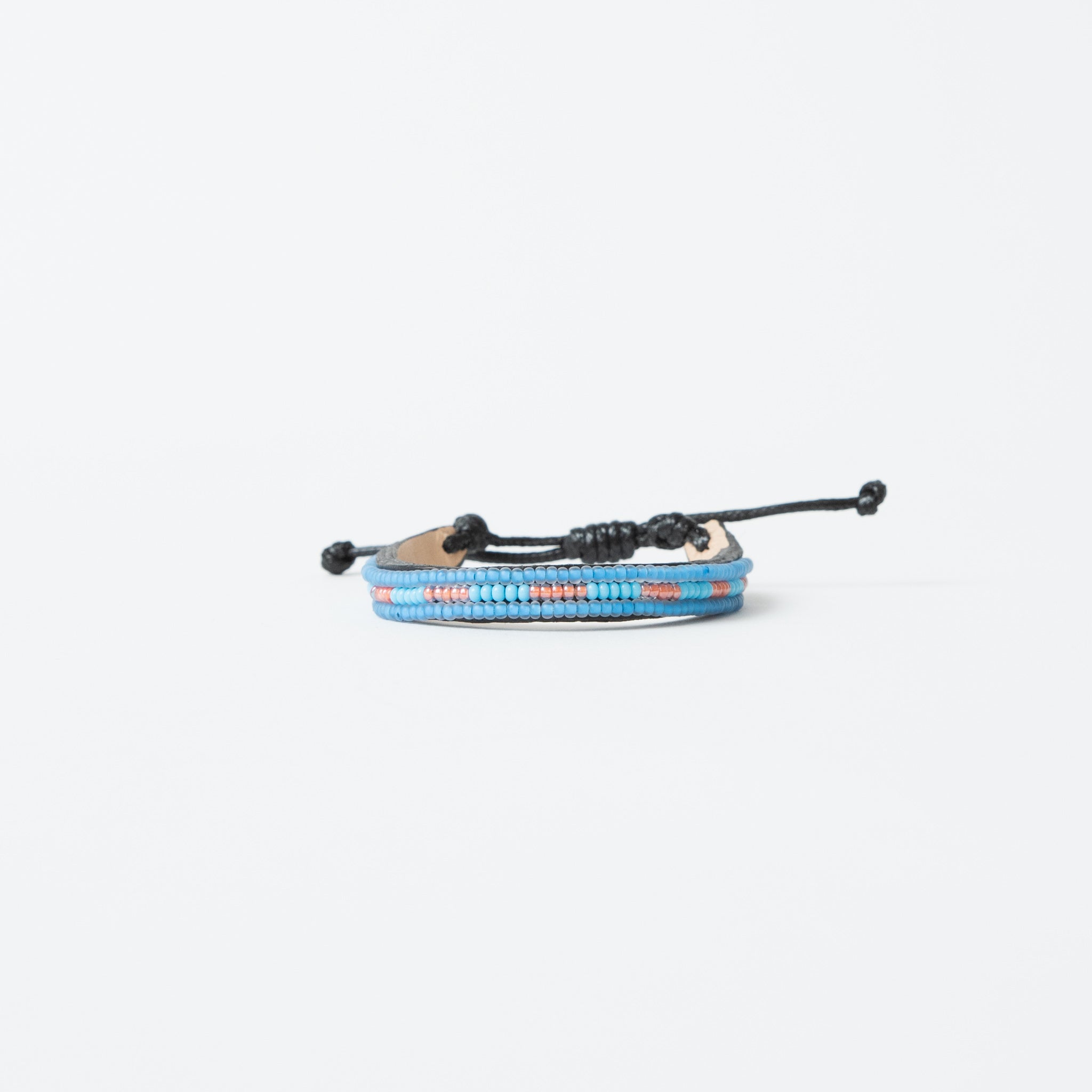 Image of FINAL SALE: Skinny Nija Bracelet - Sea Blue/Turquoise