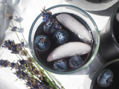 Drinking Divas Blueberry Lavender Vodka Spritzer