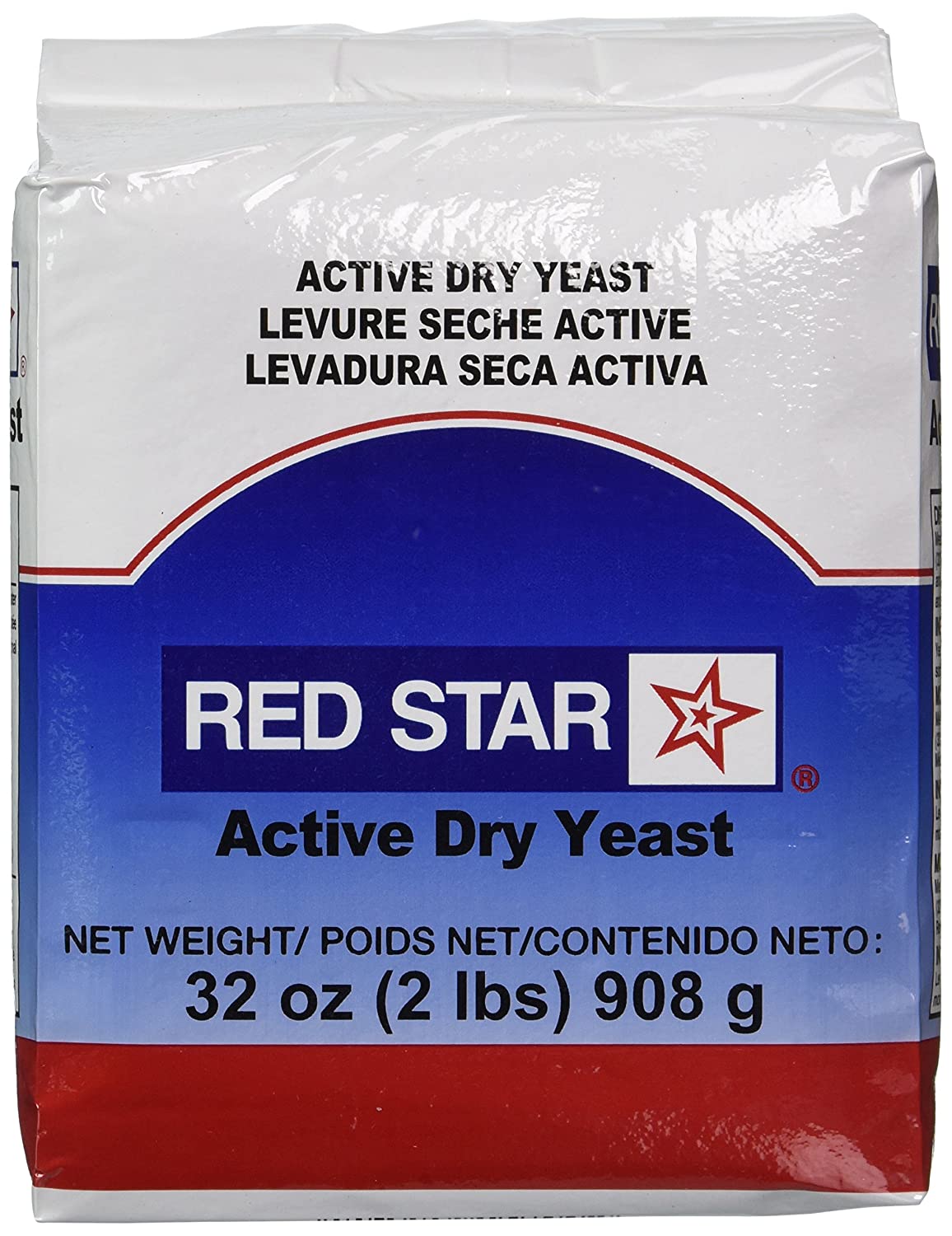 Red Star Yeast Dry Vacuum Packed 2lb Or 908g
