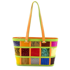 Emily patchwork tote bag