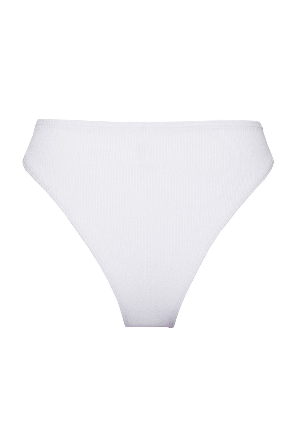 White Ribbed Bikini Bottoms – FloralKini