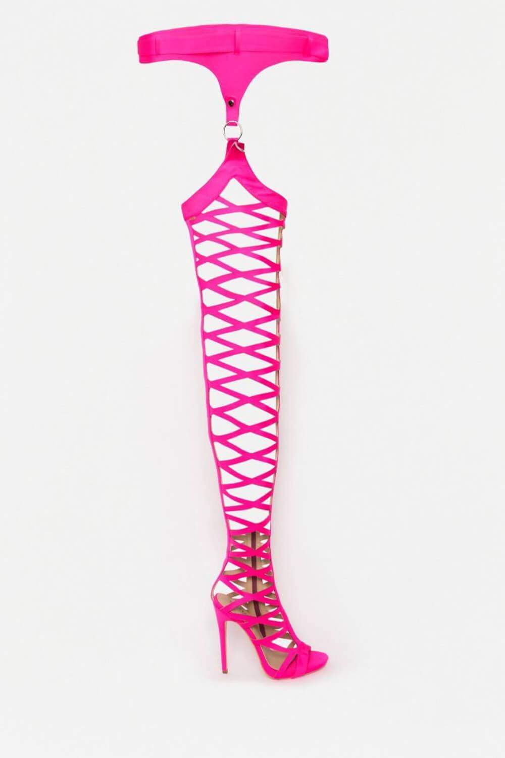 deep pink heels