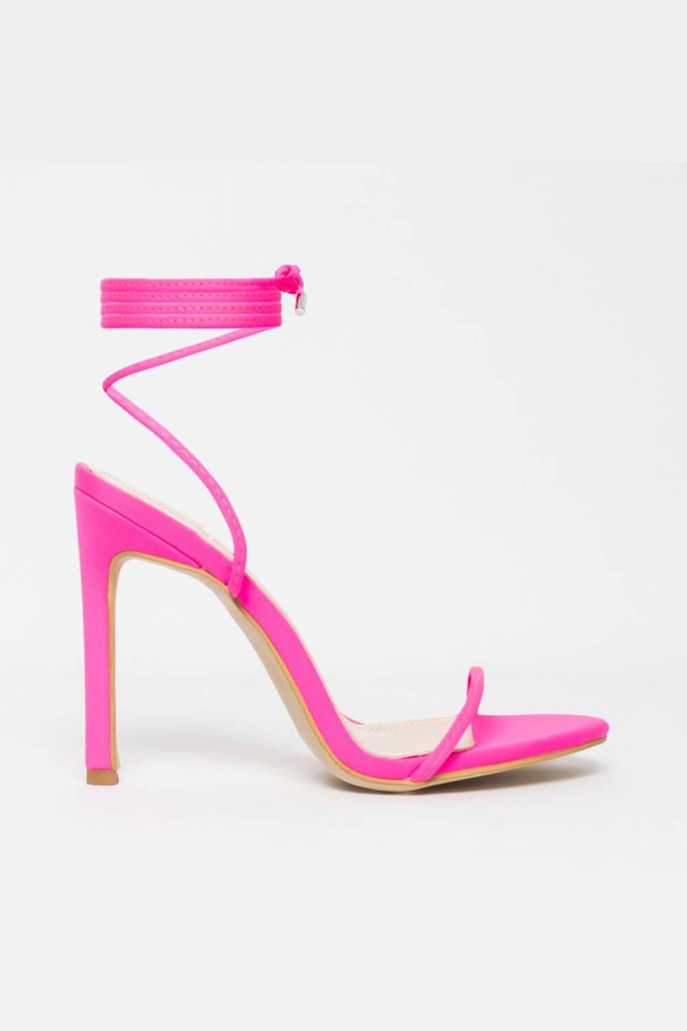 pink neon sandals