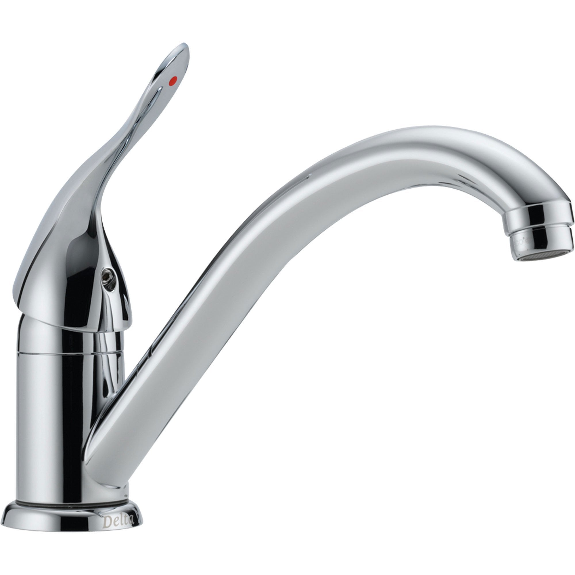 Delta Classic One Hole Chrome Classic Single Handle Kitchen Faucet