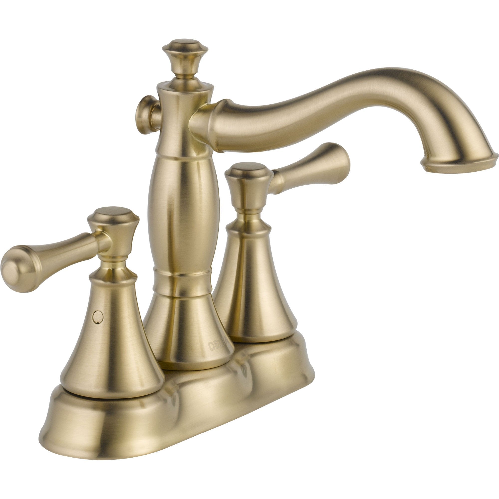 Delta Cassidy Champagne Bronze High Arc 4 Centerset Bathroom Faucet 5 Faucetlist Com