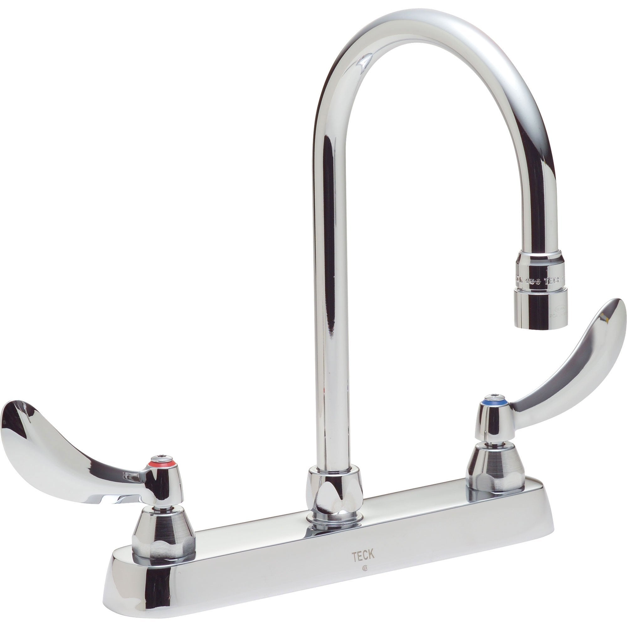 Delta Commercial 8 Centerset 2 Handle High Arc Chrome Kitchen Faucet Faucetlist Com