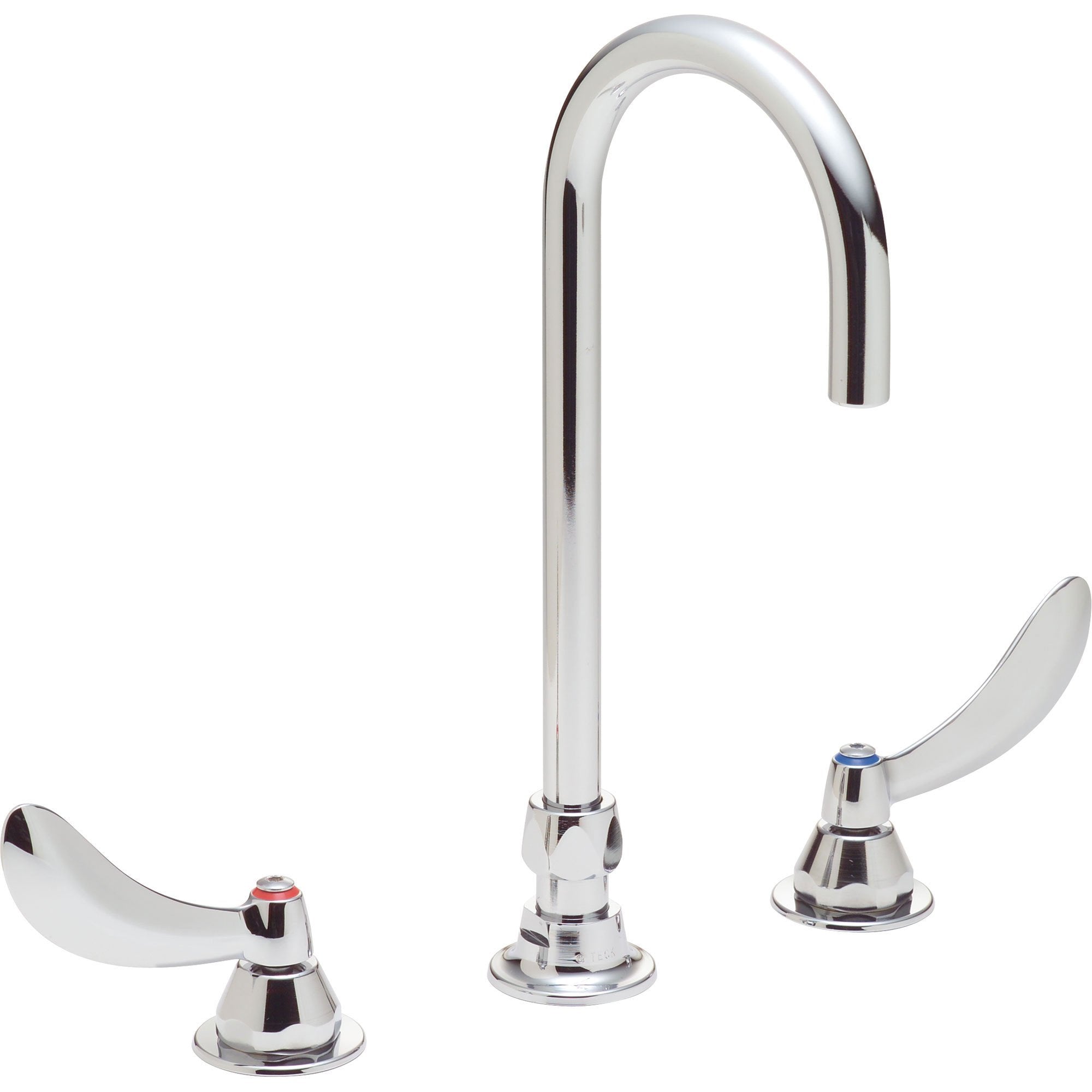 Delta Commercial 2 Handle Kitchen Faucet In Chrome With Gooseneck Spou Faucetlistcom