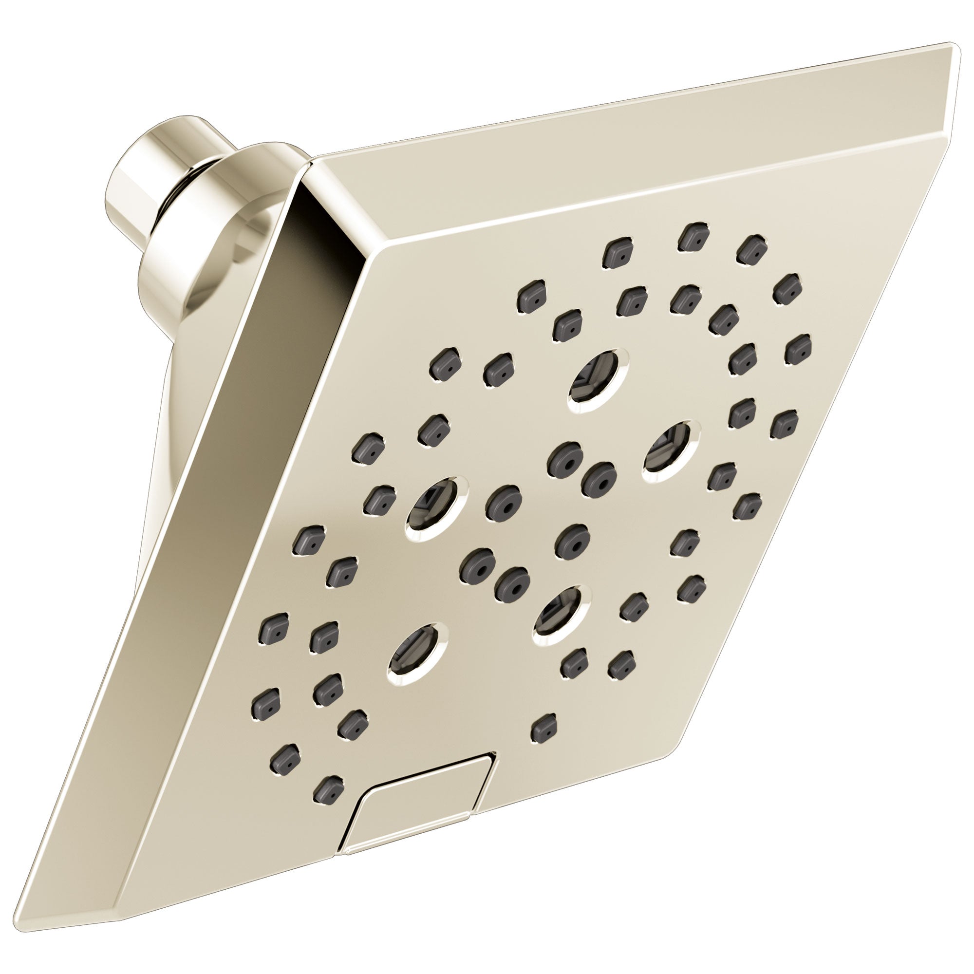 Delta Polished Nickel Finish H2okinetic 5 Setting Angular Modern Rainc