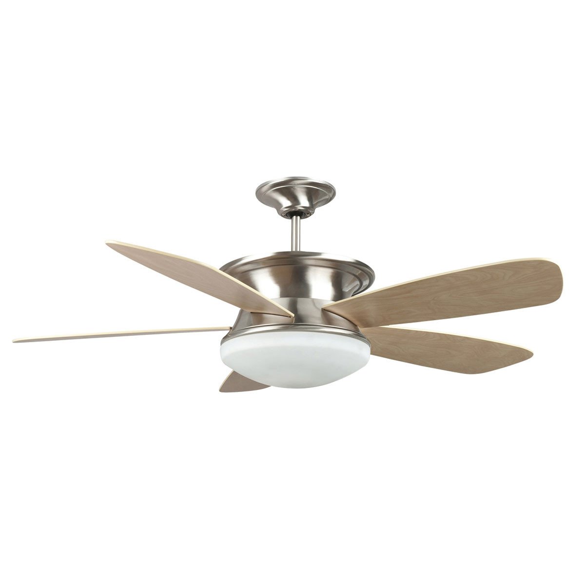 Concord Fans 52 Stainless Steel Ceiling Fan W Up Down Light Wall Control