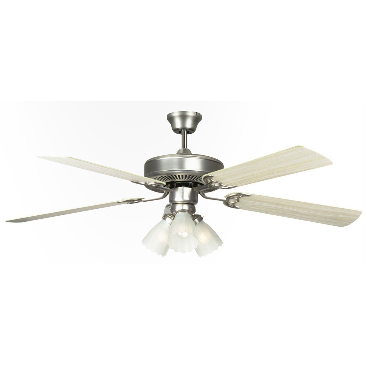 Concord Fans 52 Home Air Satin Nickel Modern Ceiling Fan With 3 Lights Kit