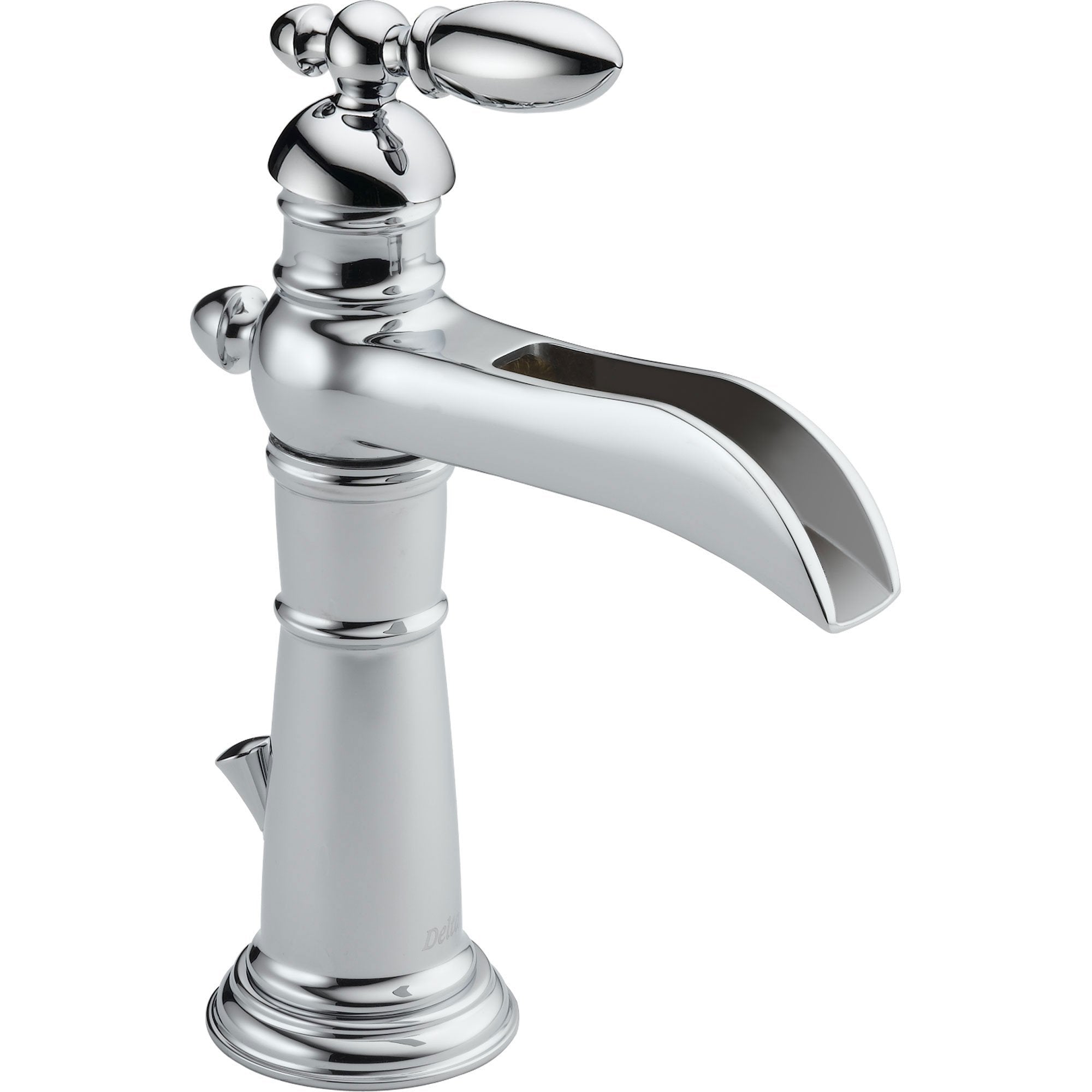 Delta Victorian Waterfall Single Hole 1 Handle Chrome Bathroom