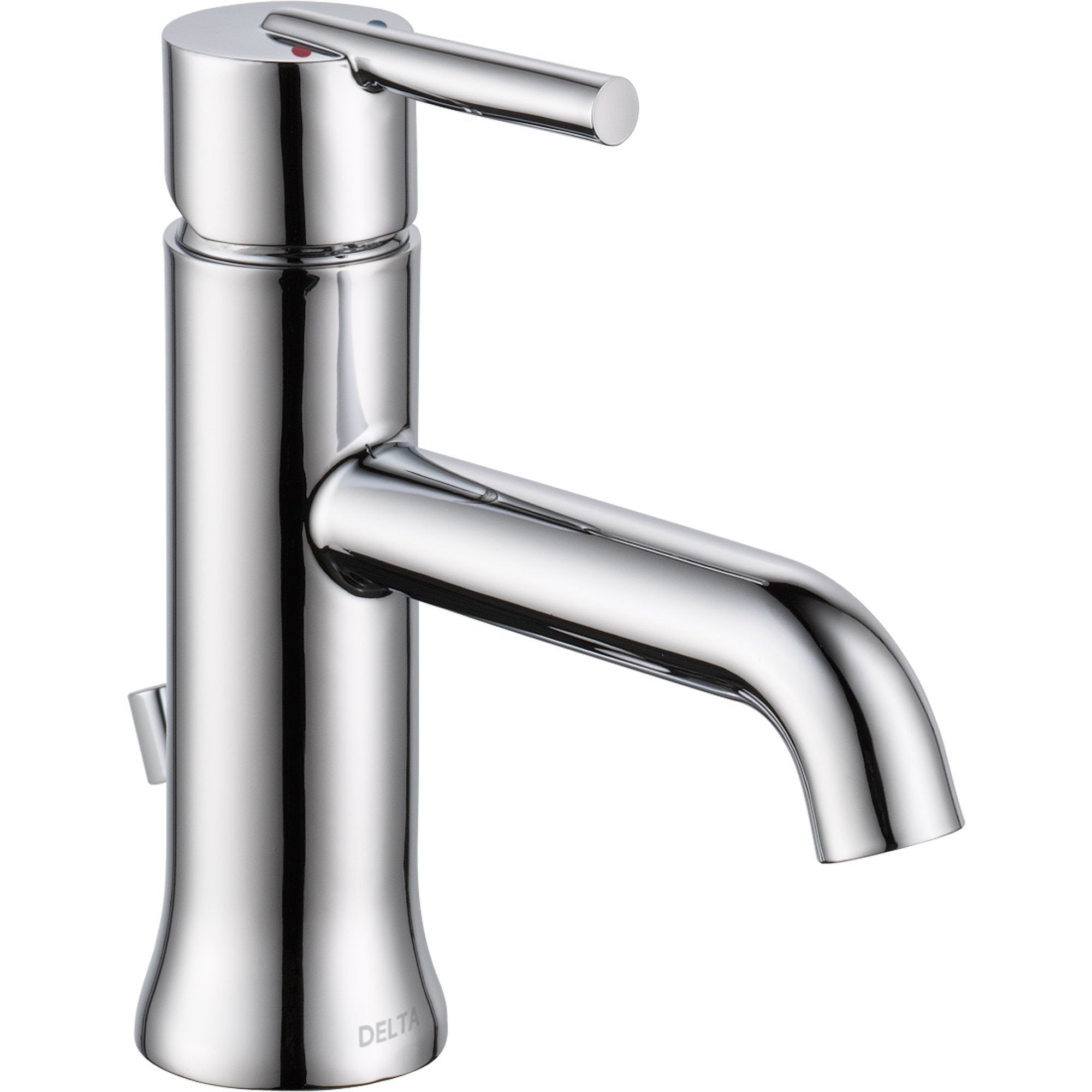 Delta Trinsic Single Hole 1 Handle Chrome Modern Bathroom Faucet