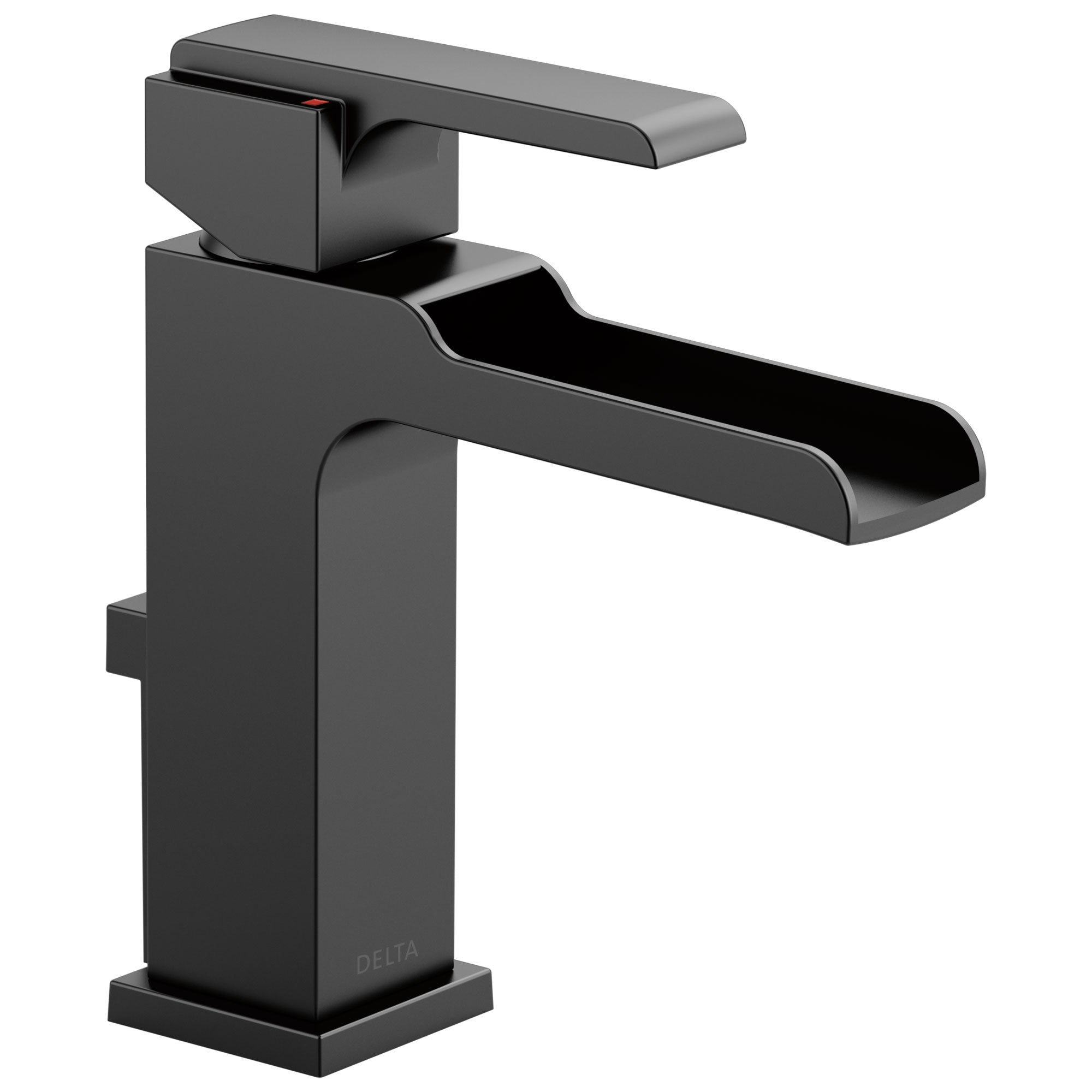 Delta Ara Collection Matte Black Finish Single Handle Modern