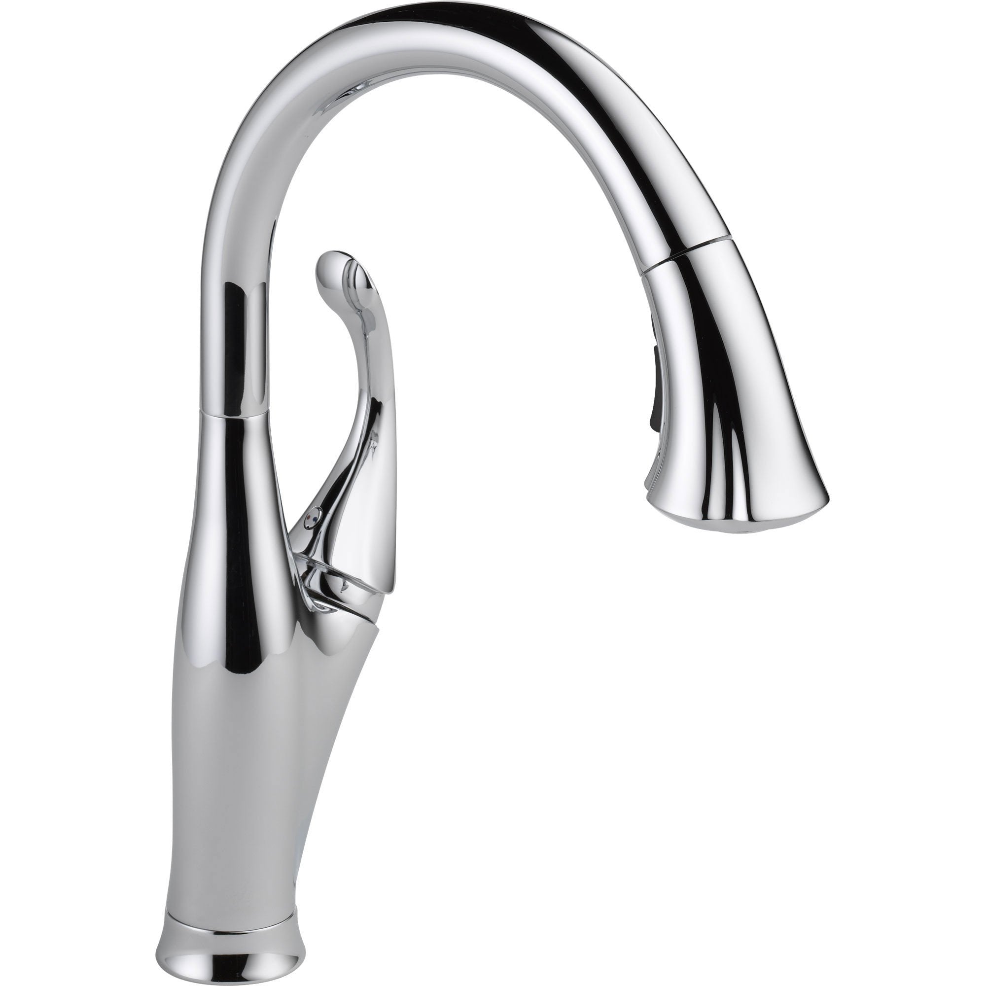 Delta Chrome Single Handle Water Efficient Pull Down Kitchen Faucet 52 Faucetlistcom