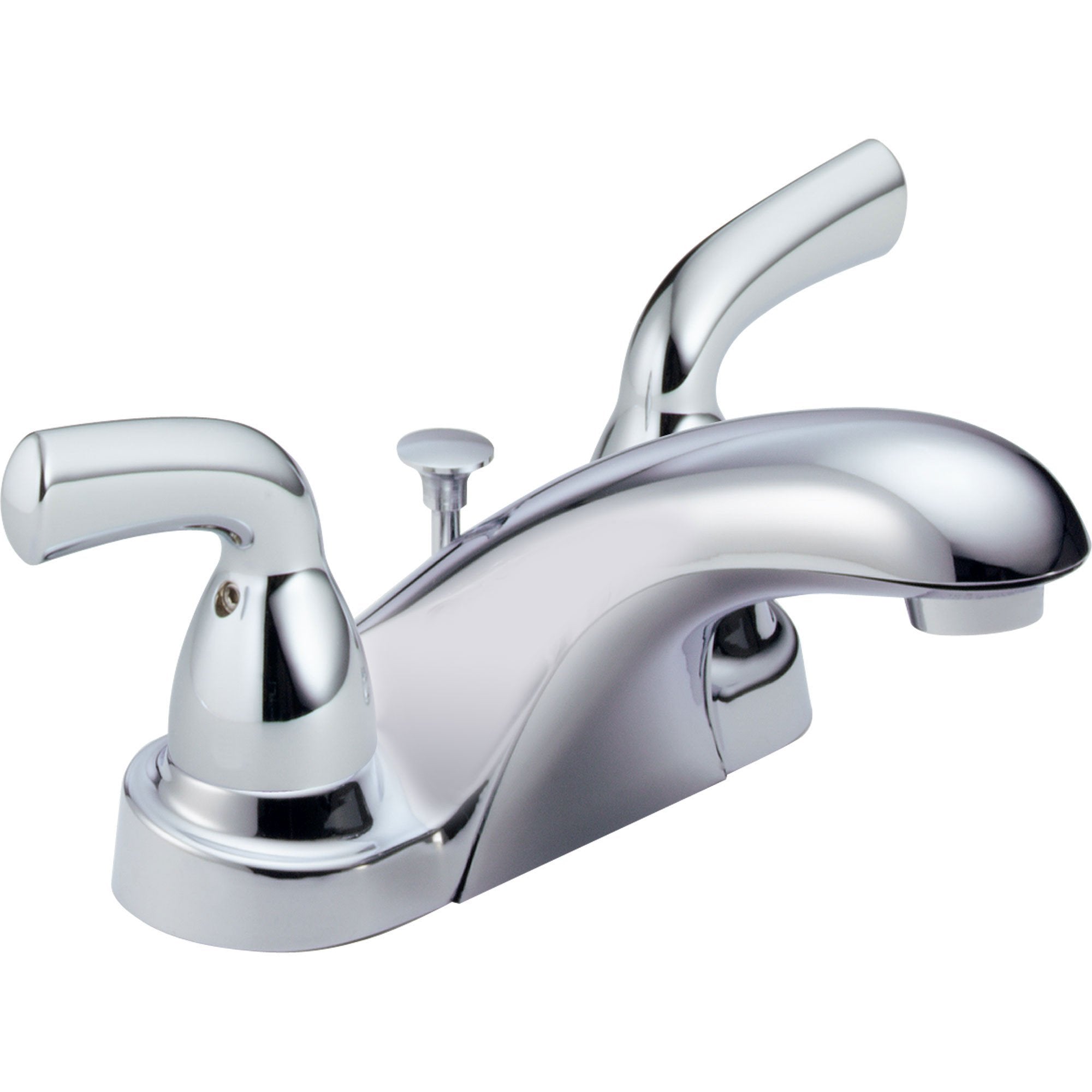 Delta Foundations 4 Centerset 2 Handle Chrome Bathroom Sink Faucet 55 Faucetlistcom