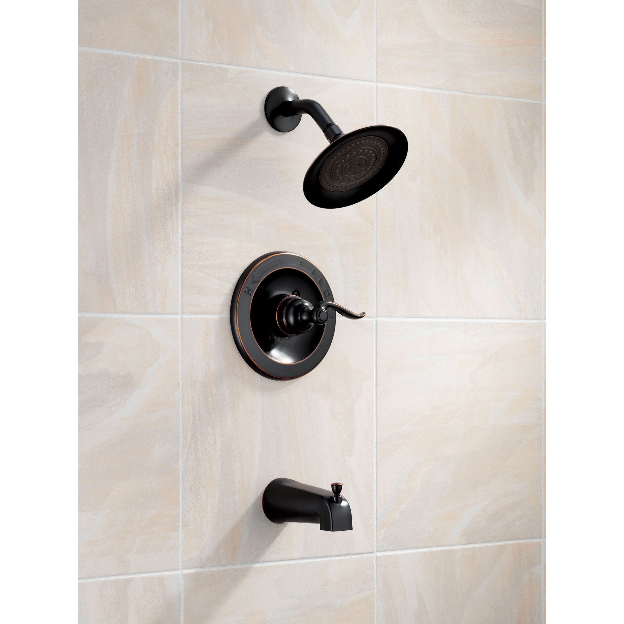 Delta Windemere Oil Rubbed Bronze Tub And Shower Combo Faucet Trim